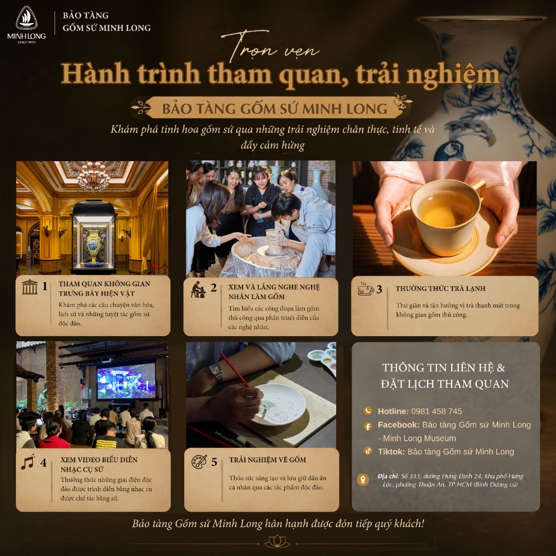 Các dịch vụ trải nghiệm trong vé tham quan